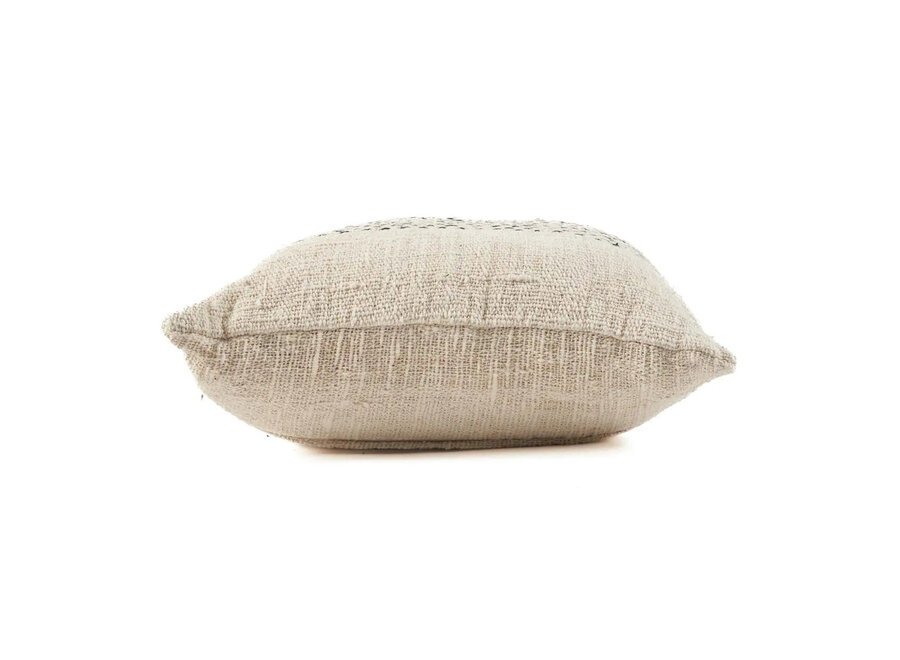 Housse De Coussin Misty - Naturel Noir
