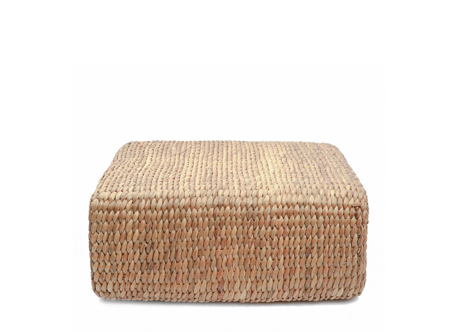 Der Hyazinthen Pouf Quadratisch - Natur - M