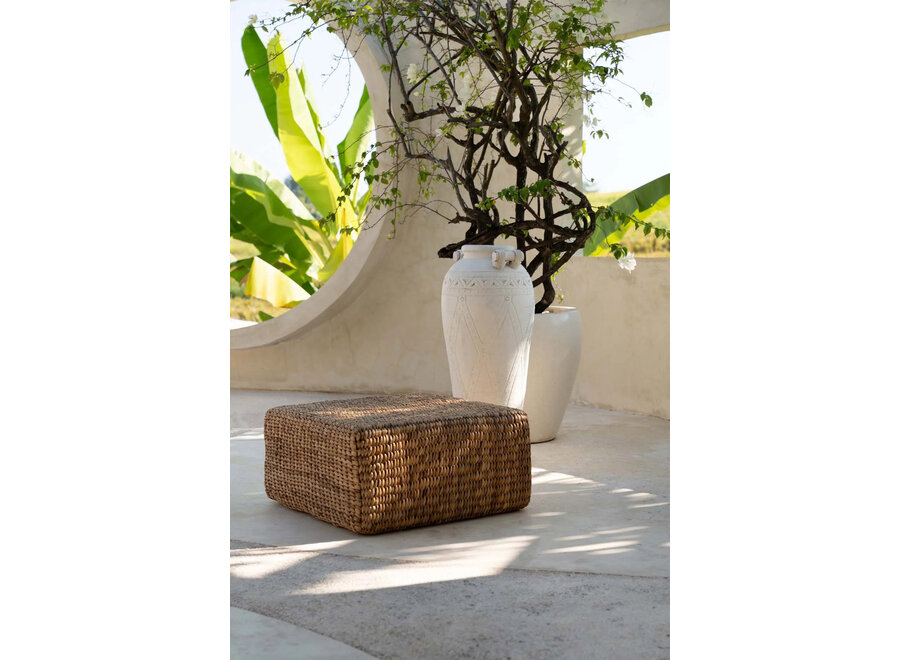 Puf Cuadrado Jacinto - Natural - M