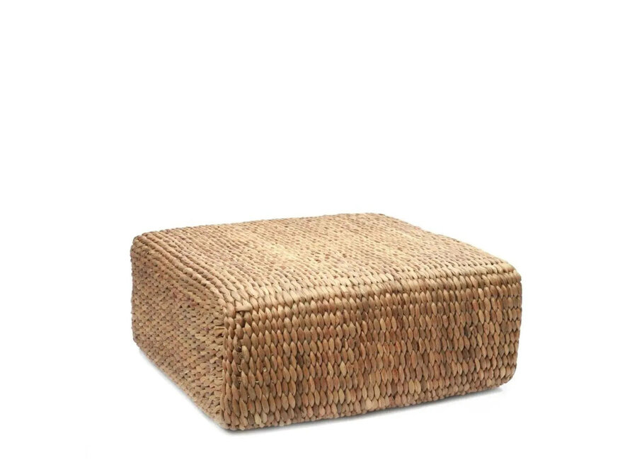 The Hyacinth Pouffe Square - Natural - M