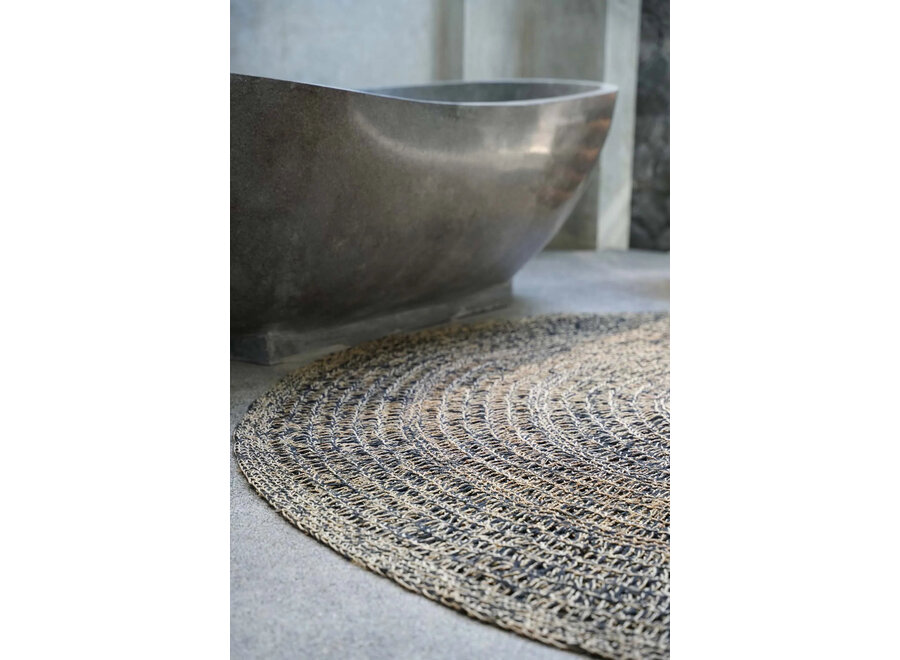 The Seagrass Carpet - Natural Black - 100