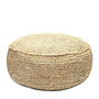 Le Pouf Raphia Flores - Naturel
