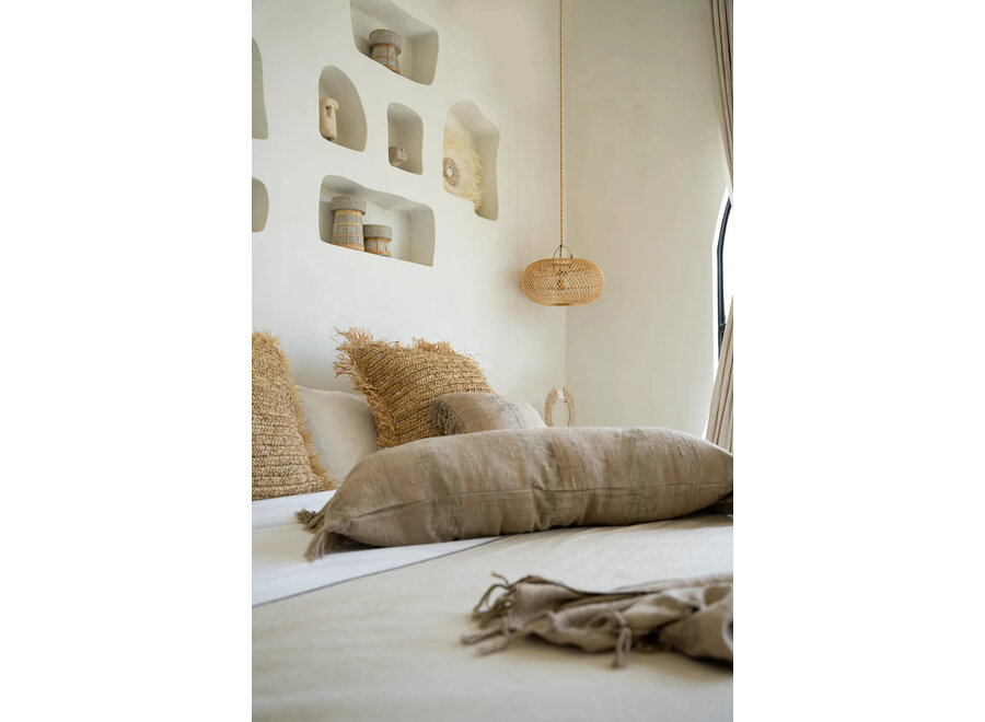 De Oh My Gee Kussenhoes - Concrete Velvet - 35x100