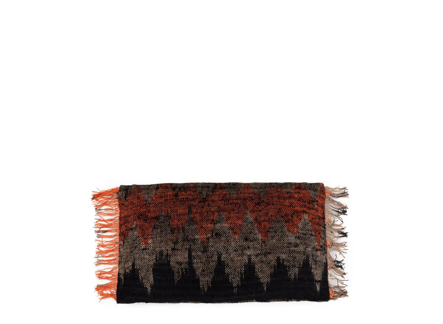 La Housse De Coussin Oh My Gee - Noir Orange - 30x50