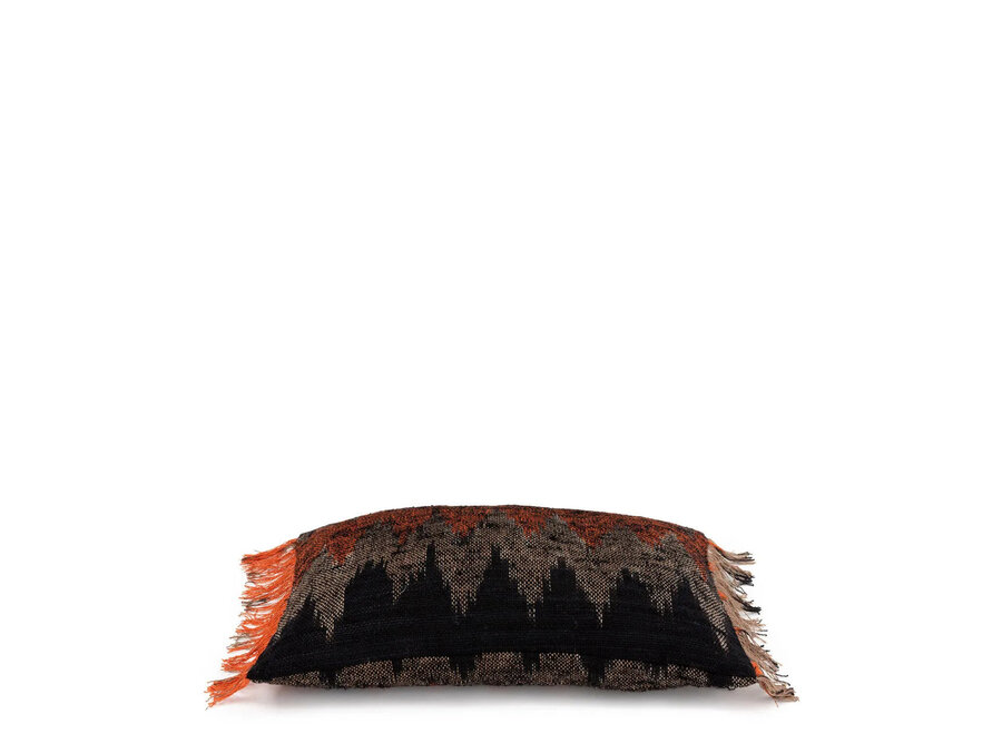 Der Oh My Gee Kissenbezug - Schwarz Orange - 30x50