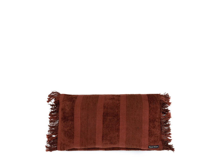 La Housse De Coussin Oh My Gee - Velours Bourgogne - 30x50