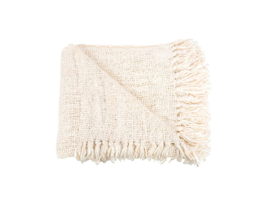 The s'il vous Plaid - Cream