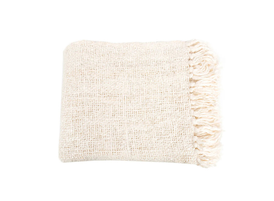 Coperta S'il Vous Plaid - Crema