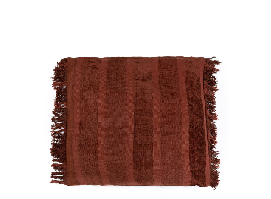 La Housse de Coussin Oh My Gee - Velours Bordeaux - 60x60