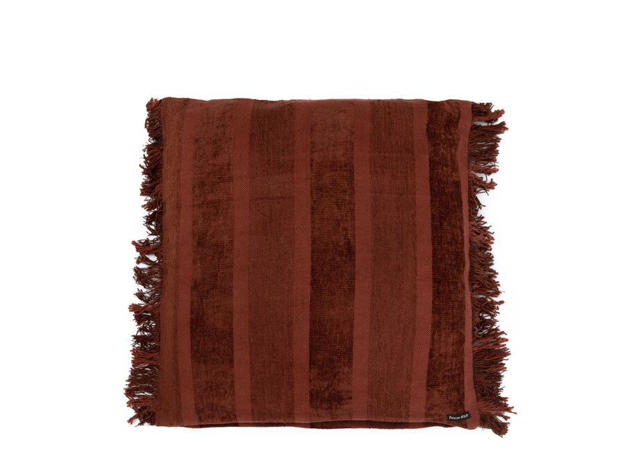 La Housse de Coussin Oh My Gee - Velours Bordeaux - 60x60