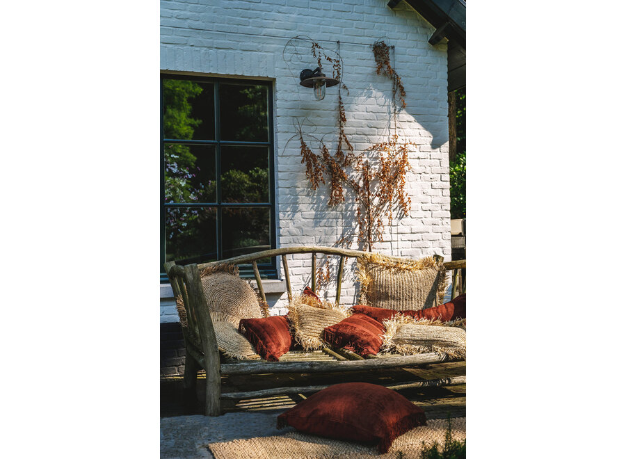 The Oh My Gee Cushion Cover - Burgundy Velvet - 60x60