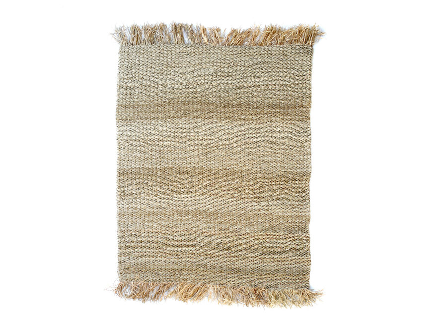 Het Raffia Fringed Tapijt - Naturel - 180x240