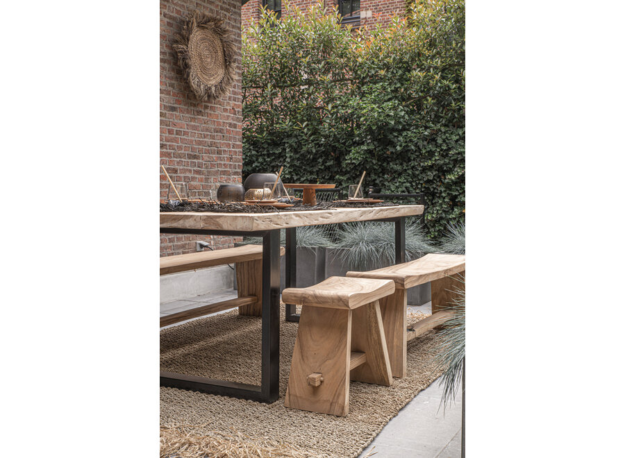 Il Tappeto Fringed - Naturale - 180x240