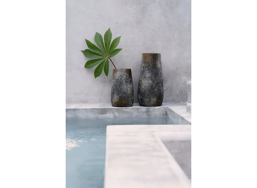 Le Vase Spooky - Gris Antique - L