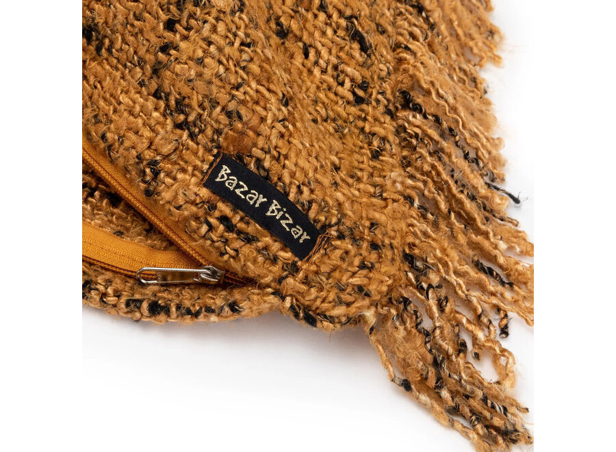 De Oh My Gee Kussenhoes - Cinnamon Zwart - 35x100