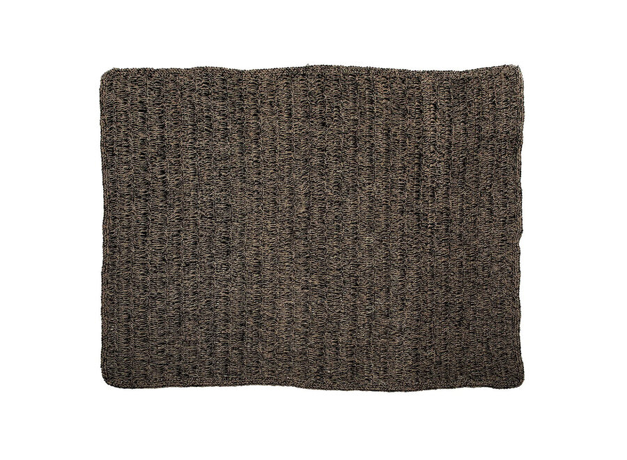 Tappeto Seagrass - Nero naturale - 200x300