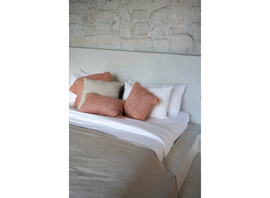 La Housse De Coussin Oh My Gee - Rose Saumon - 40x40