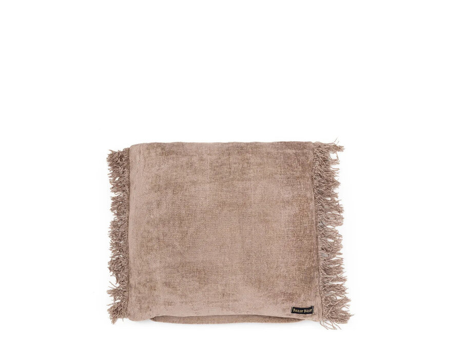 Der Oh My Gee Kissenbezug - Betongrau Samt - 40x40