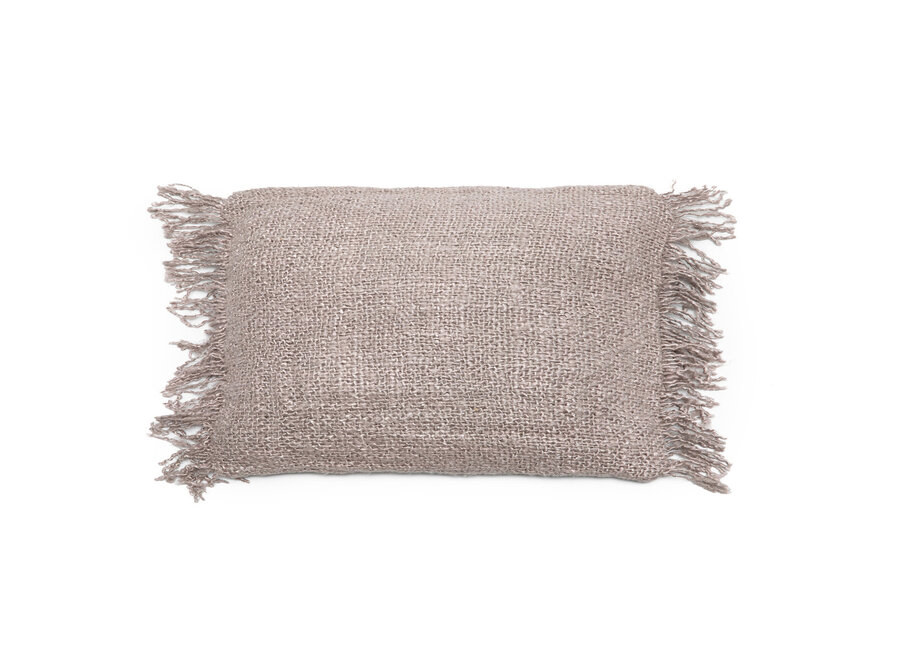 La Funda De Cojín Oh My Gee - Gris Perla - 30x50