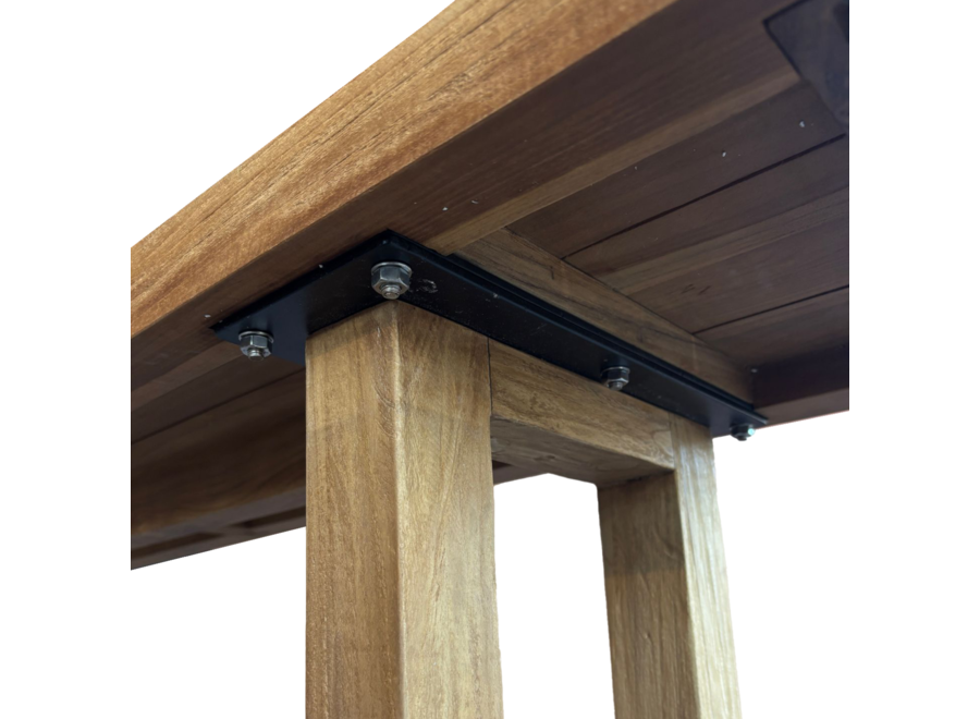 Bank Mit Blockfuß - Natur - 220