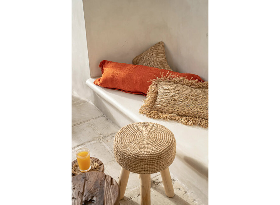 De Oh My Gee Kussenhoes - Roest Velvet - 35x100