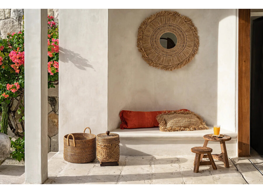 The Oh My Gee Cushion Cover - Rust Velvet - 35x100