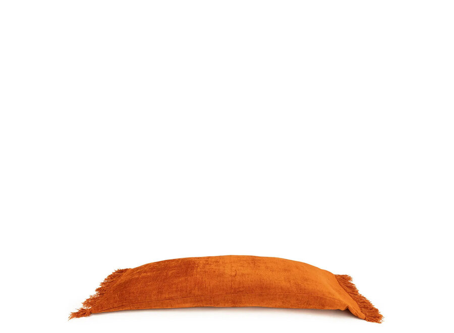 De Oh My Gee Kussenhoes - Roest Velvet - 35x100