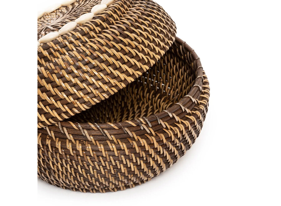 The Colonial Peek-a-Boo Basket - Natural Brown - M