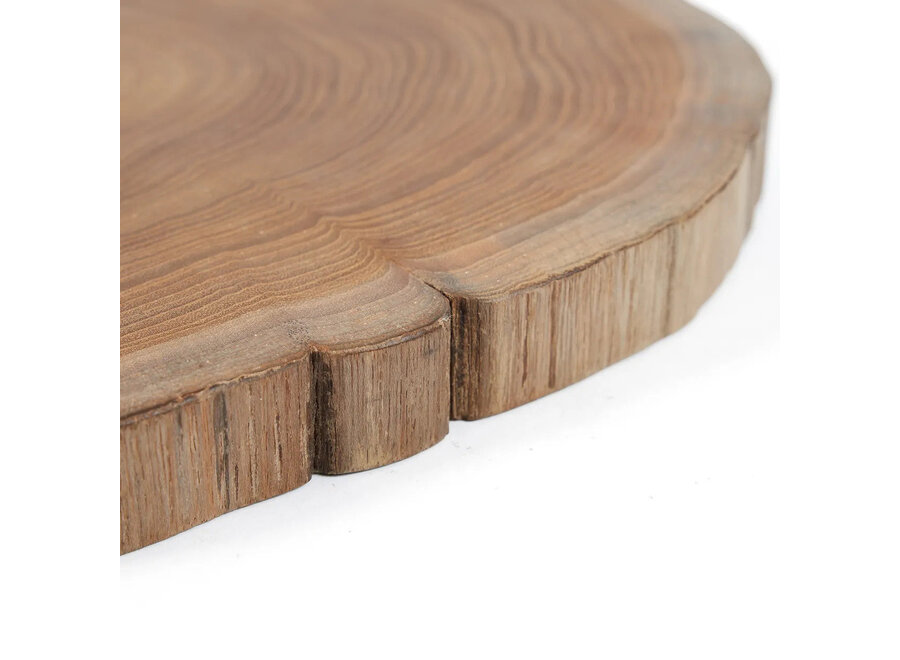 Il Tagliere Di Radice Di Teak
