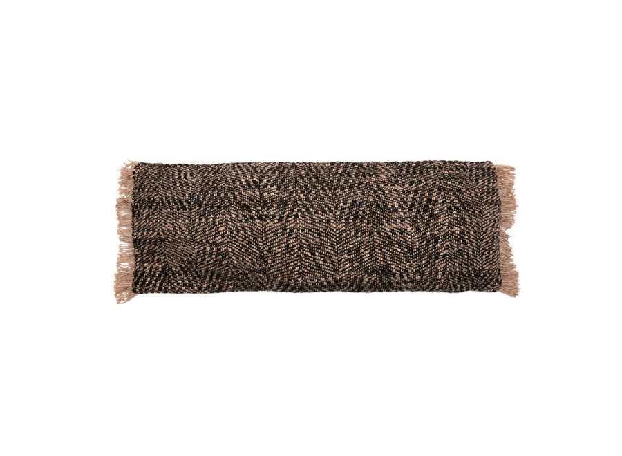 La Funda de Cojín Oh My Gee - Negro Cobre - 35x100