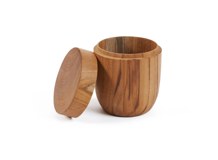 Il Vaso Di Radice Di Teak Basso - M