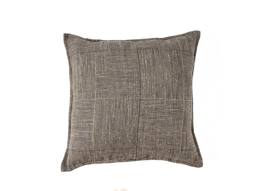 La Housse de Coussin Bloc Party - Noir Naturel - 50x50