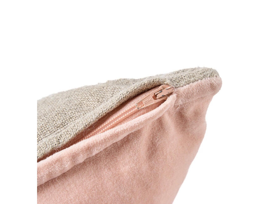 La Funda de Cojín Velvet Divorce - Rosa Natural - 30x50