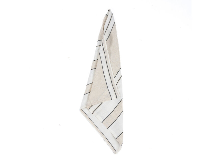 La Servilleta Provence - Natural Black White - 45x45