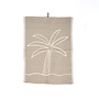 El Paño De Cocina Linen Palm Tree - Blanco Natural - 50x70