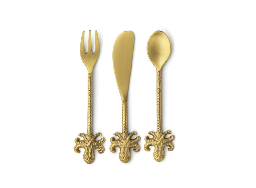 Der Octopus Löffel - Gold - S