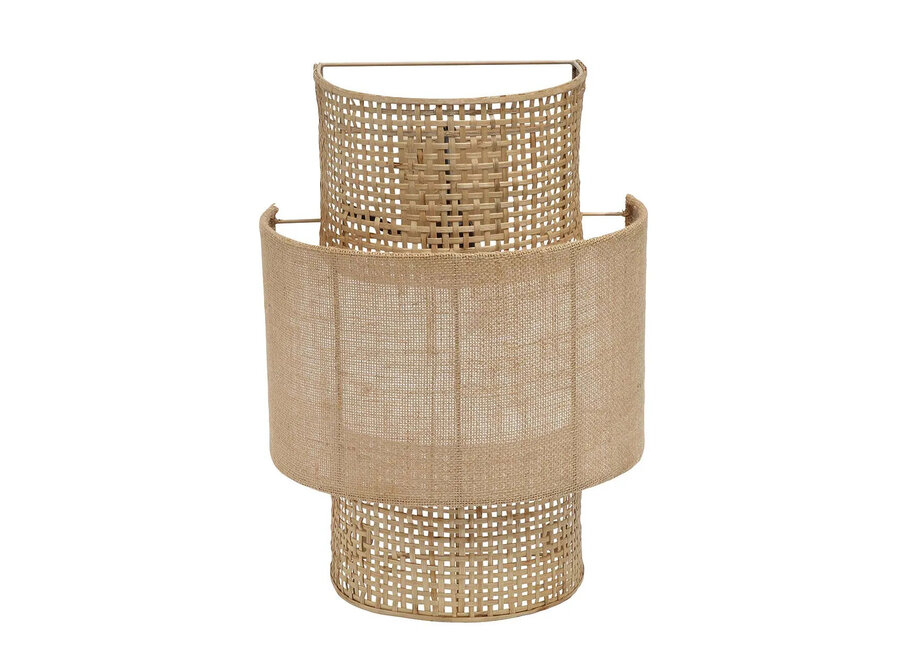 La Bolly Jute Applique Murale - Naturel - M