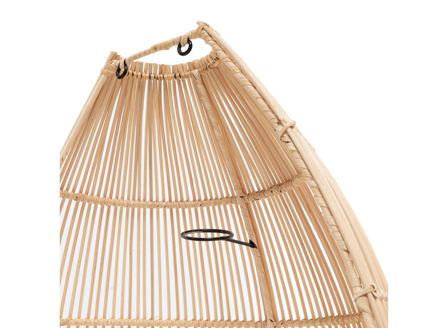 Die Lalo Applique Wandleuchte - Natur - L