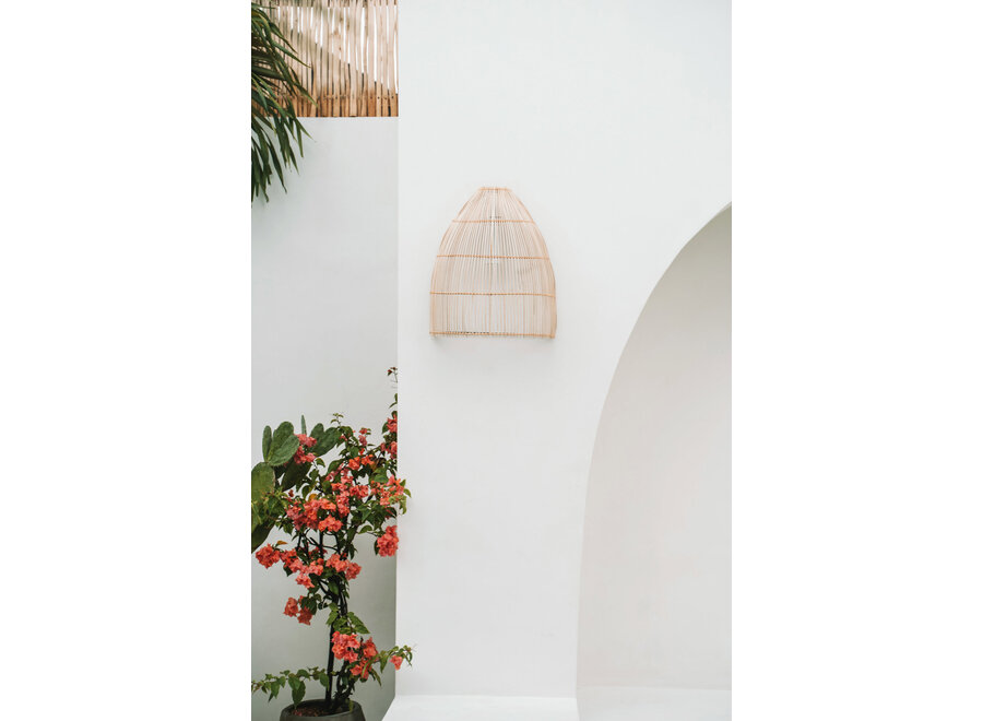 Die Lalo Applique Wandleuchte - Natur - L