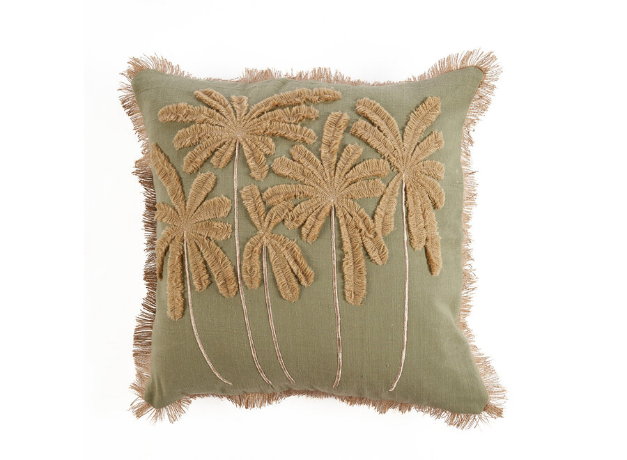 Funda de Cojín Tropical Breeze - Verde Bosque