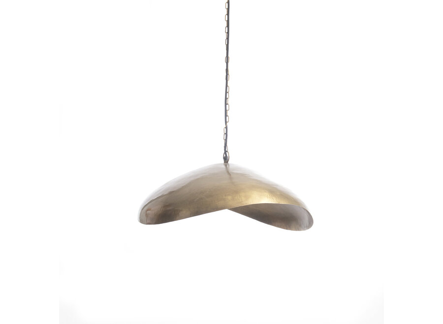 The Fortune Cookie Pendant - Brass - L