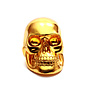The Resin Skull Head Gold L
