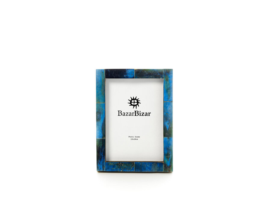 Het Azure Patchwork Frame - Turquoise - 13x18