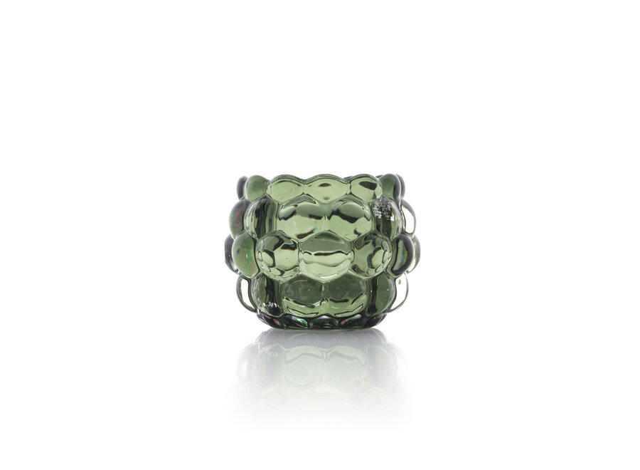 De Bubble Glow Kaarshouder - Groen