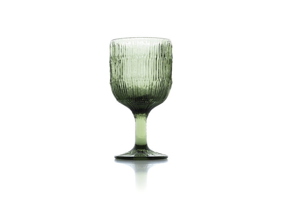 Le Verre À Vin Moss Ripple - Vert