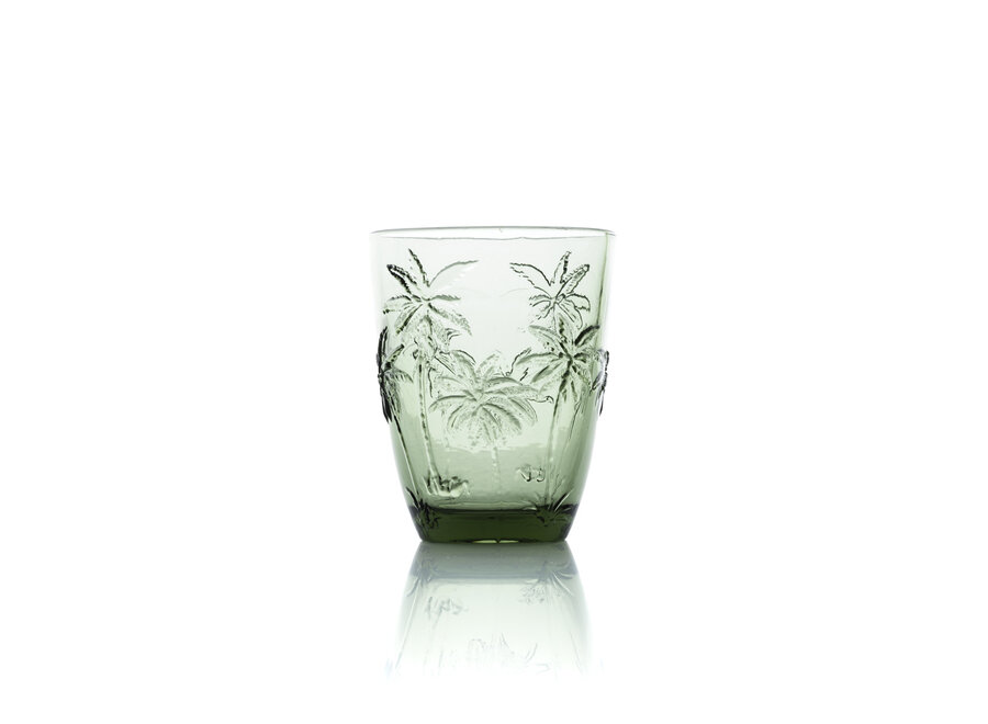 Het Palm Breeze Waterglas - Groen