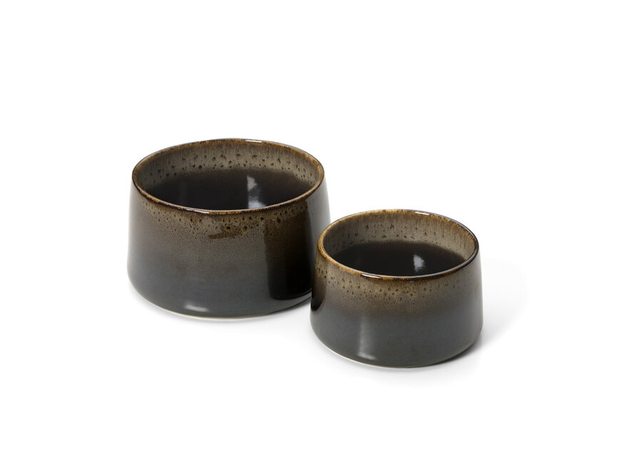 La Ciotola Kyoto - Ceramica Marrone Scuro - L