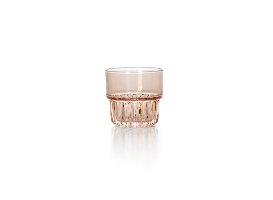 El Vaso Faceted - Rosa Blush