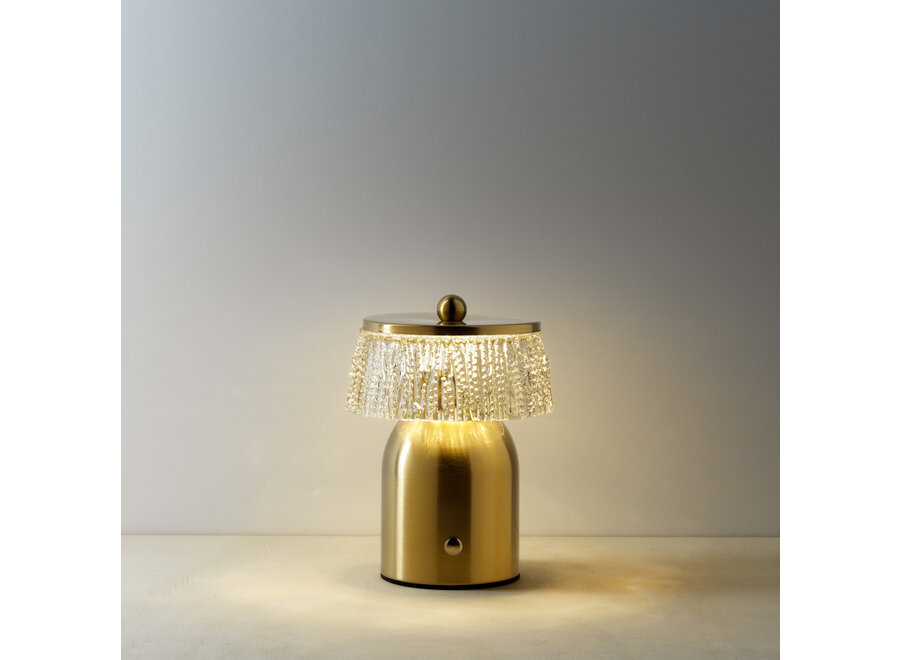 La Lámpara De Mesa Disco Muffin Led