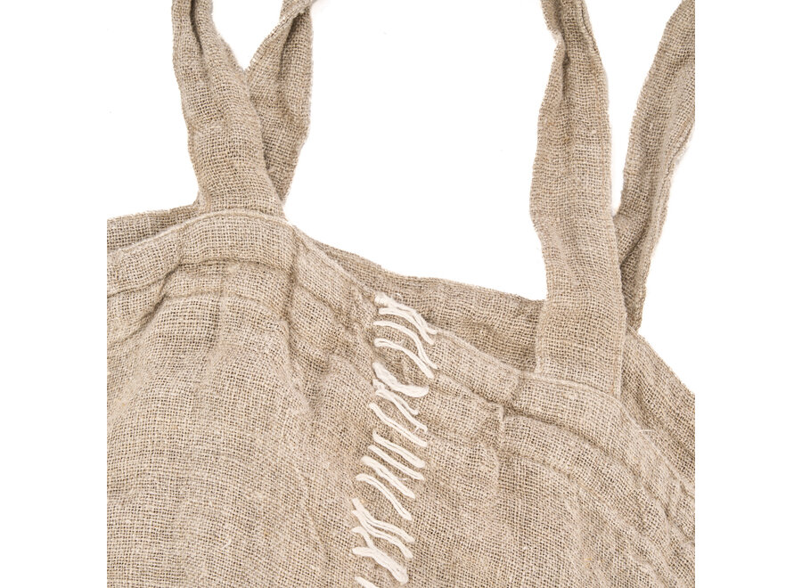 La Tote-ally Linen Borsa - Naturale